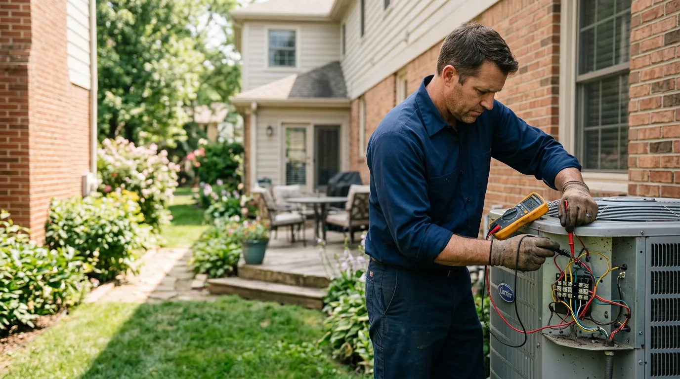 HVAC technician working near Butte City, CA